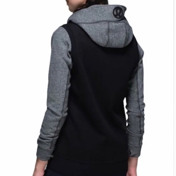 Lululemon Departure Black Vest Jacket w/Rose Gold Zipper - Picture 2 of 16